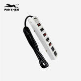 Panther Extension Power Cable Cord Wire with Voltage Surge & Overload Protector PSP-0495
